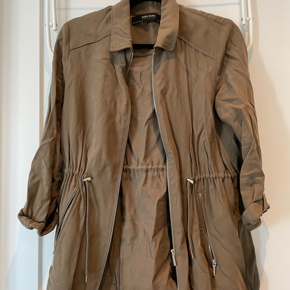 Zara army green jacket - Picture 1 of 5